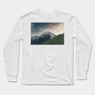 Dramatic Dolomites Mountain Peak Long Sleeve T-Shirt